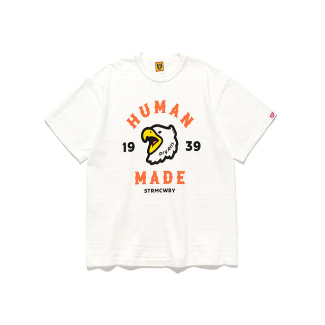 휴먼메이드 그래픽 티셔츠 #07 화이트 남성 HM24TE007