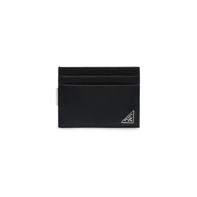 프라다 사피아노 레더 카드지갑 블랙 공용 2MC047 QHH F0002
