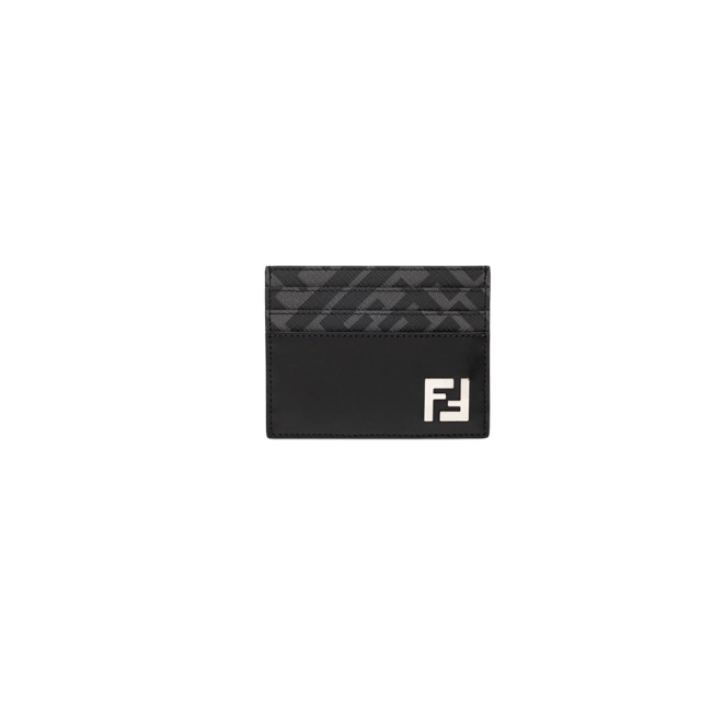 펜디 FF 로고 카드 지갑 블랙 남성 7M0164 AFF2 F0GXN