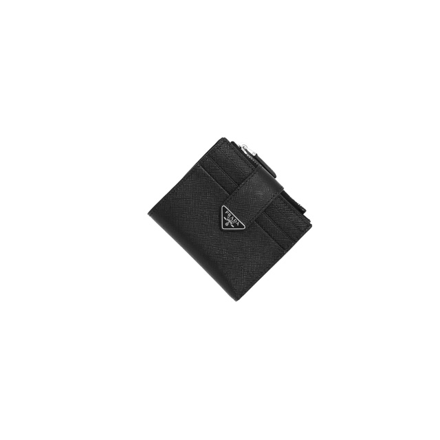 프라다 사피아노 가죽 카드지갑 블랙 공용 2MC066 2DYG F0002